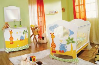 Quarto infantil para um menino recém-nascido