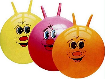 fitball avec cornes