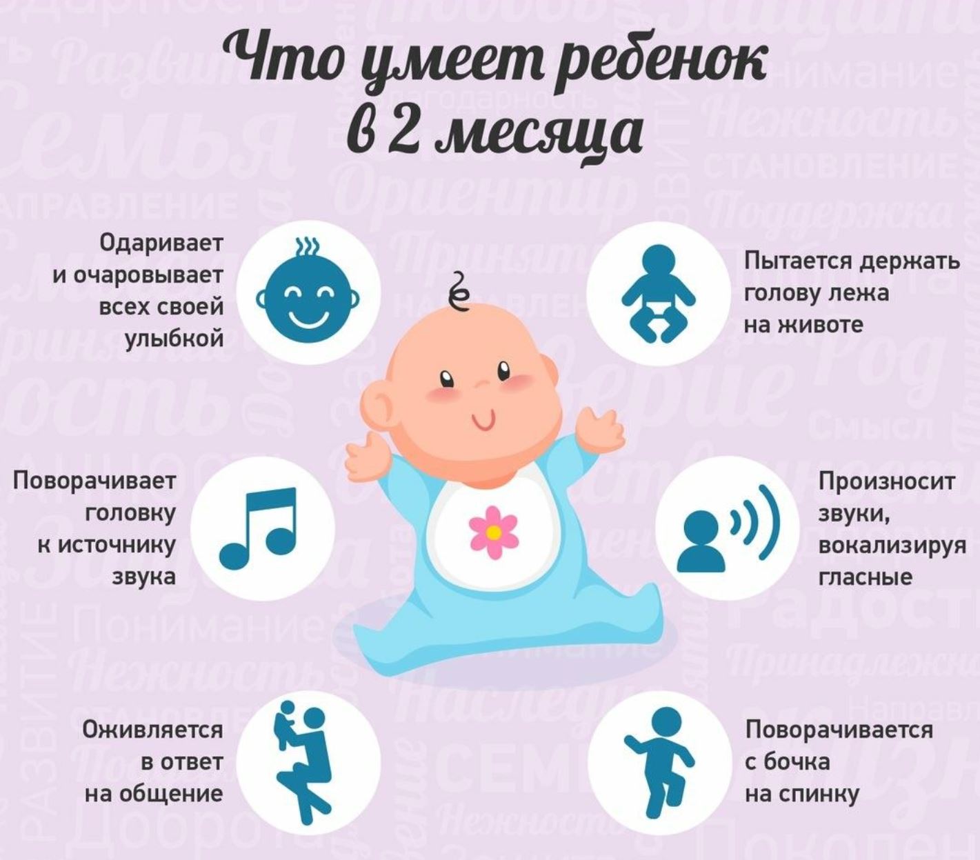 ką kūdikis gali padaryti per 2 mėnesius