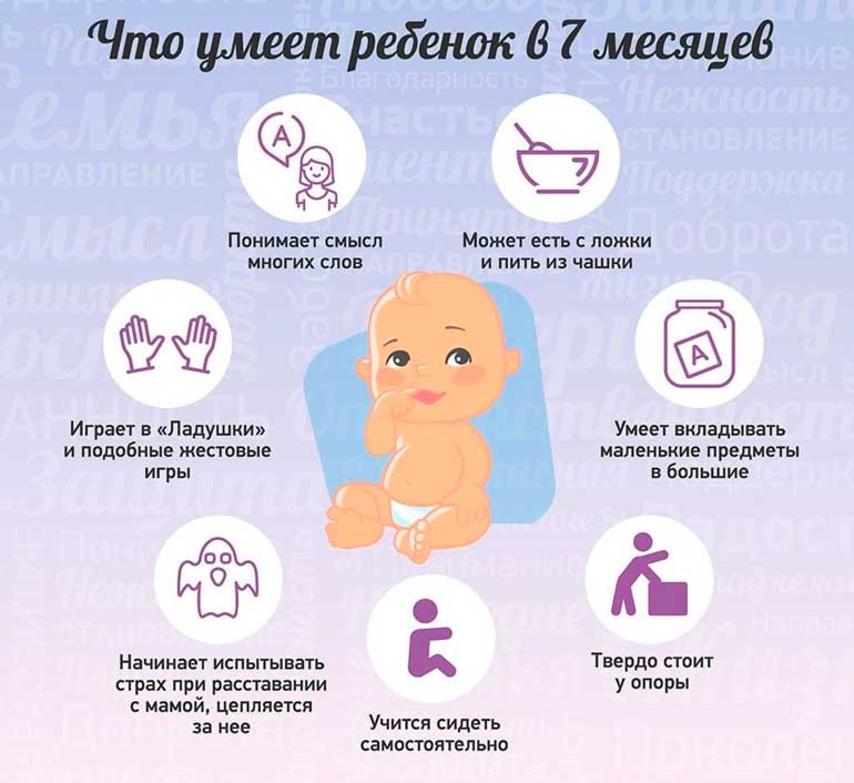 O que um bebê pode fazer em 7 meses