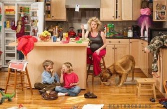 mère avec enfants
