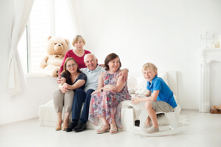 stor familj