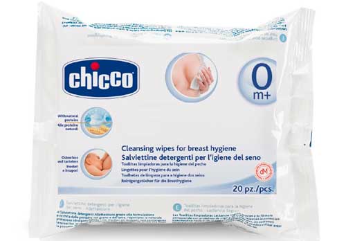 Toalhetes para os seios