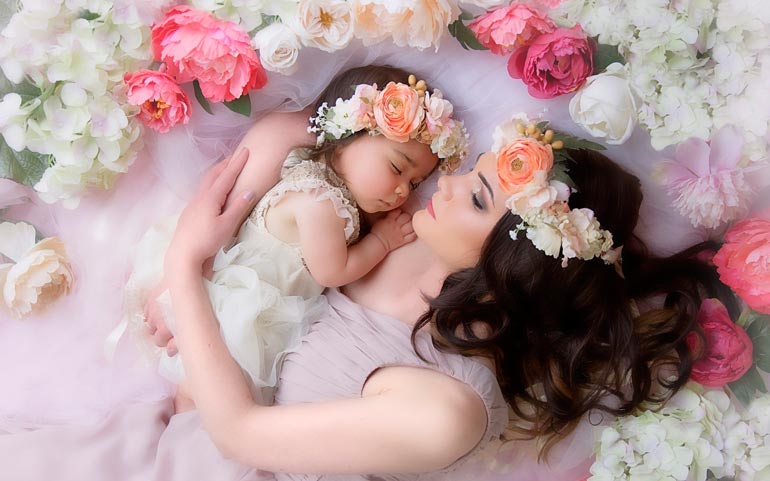 amor de mãe e bebê