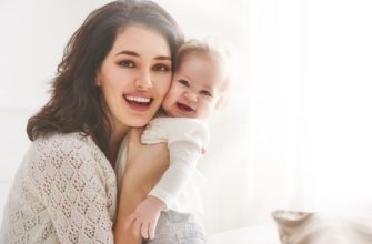 feliz mamá y bebé