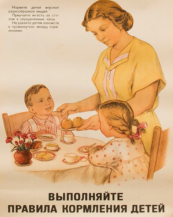 a gyermekek etetésének szabályai az ussr-ben