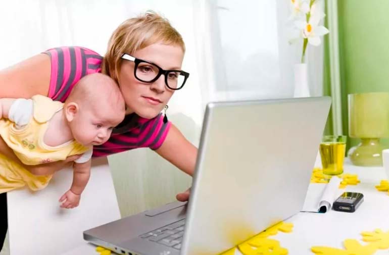 mamá en internet